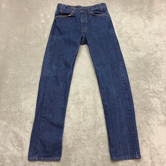 Vintage Levis 505 32x32 Mens Orange Tab Made in USA 100 Cotton Straight - Picture 1 of 12